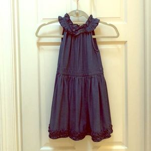 Sage & Lilly Denim Ruffle Dress
